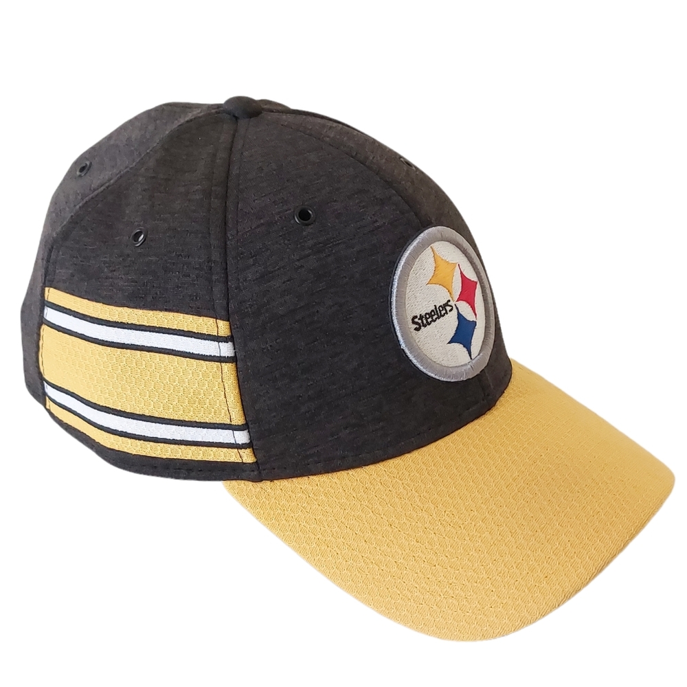 New Era Pittsburgh Steelers 39Thirty Sideline Home Hat Grey Steel City Cap L/XL
